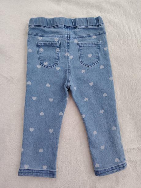 Bledo modré rifle so srdiečkami sinsay, sinsay,86