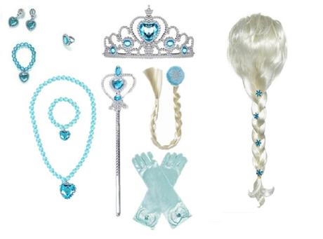 Set nový elza frozen ľadové kráľovstvo / popoluška, 