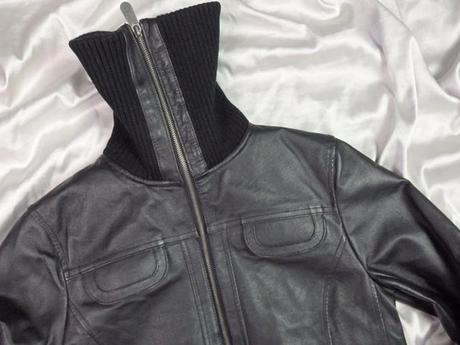 Kvalitná kožená bunda, 38
