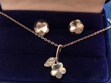 Set-náušnice+retiatka s príveskom austrian crystal, 