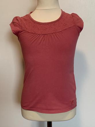 Next tmavoružové tričko s krátkym rukávom, next,110