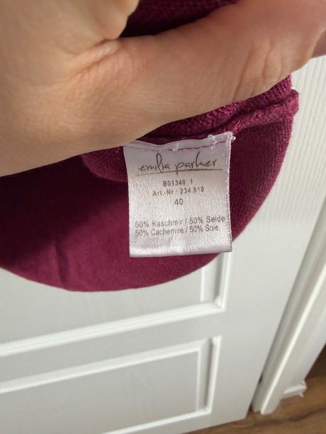 Luxusný rolák emilia parker  kašmír, hodváb, l