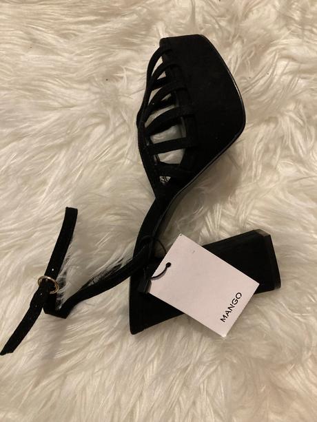 Sandálky mango - spoločenské, ples -nové, mango,37