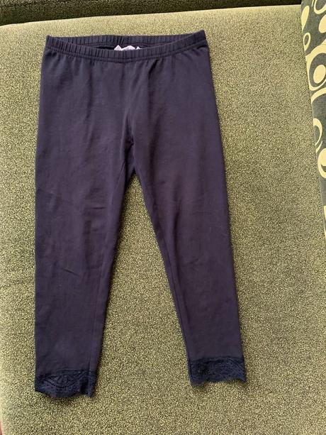 3/4 legíny s čipkou, kappahl,140