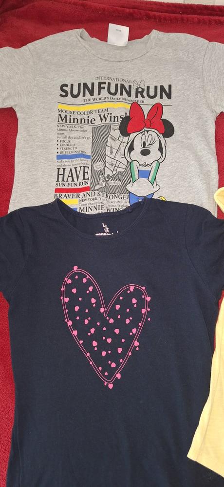 Tričká 122/128, h&m,122