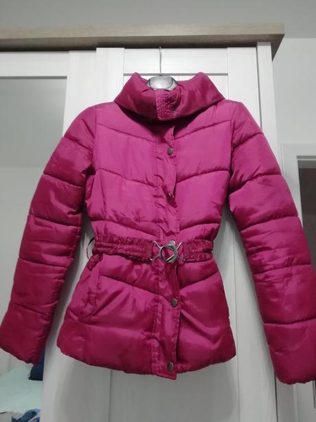 Nadherna zimna cyklamenova bunda xs, s, s