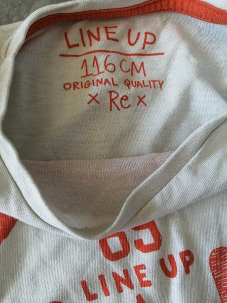 Tričko resereved v116, 6-7 r. biele line up, reserved,116