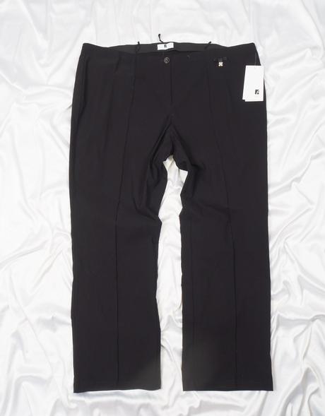 Luxusné čierne nohavice anna aura, 54