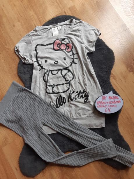 Tricko hello kitty, h&m,146