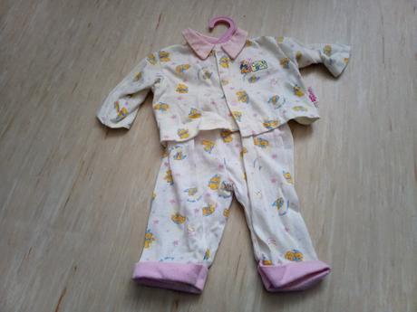 Chou chou súprava ružová+pyžamo 48cm,