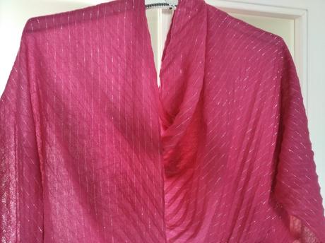 Plisovaný šál / prehoz cez šaty, c&a