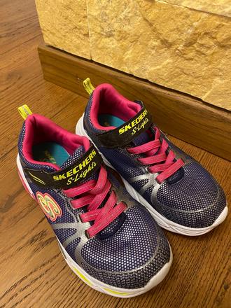 Tenisky blikacie, skechers,33