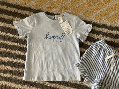 Letný komplet happy, h&m,92