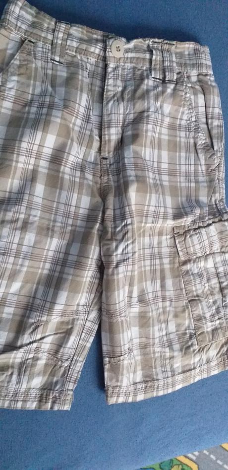 Plátenné kárované kraťasy, george,116