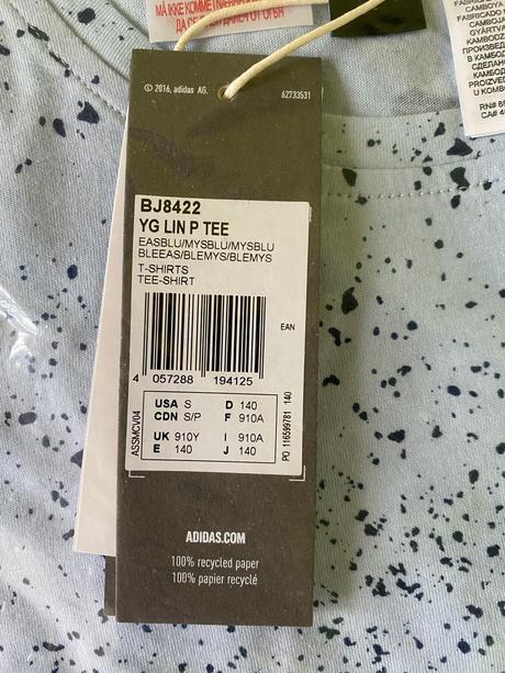 Tričko adidas, adidas,140
