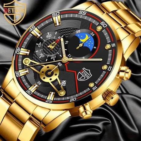 Elegantné pánske hodinky s funkciou kalendár, 