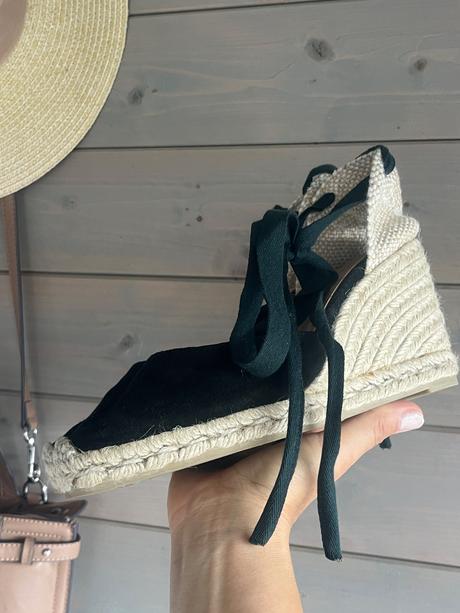 Letná elegancia castañer espadrilky, 39