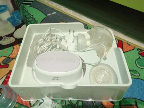 Elektrická odsávačka mlieka avent, 