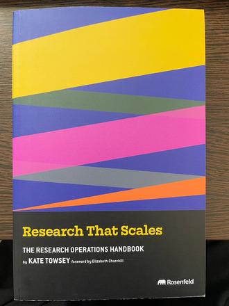 Kniha research that scales - kate towsey,