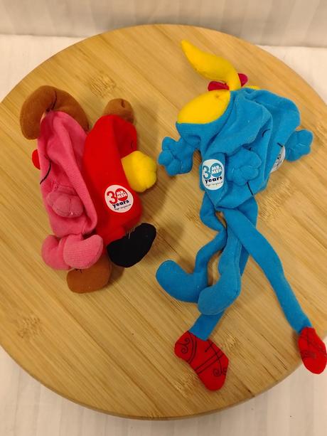 Retro plyšáky mr. men & little miss, mcdonald's, 