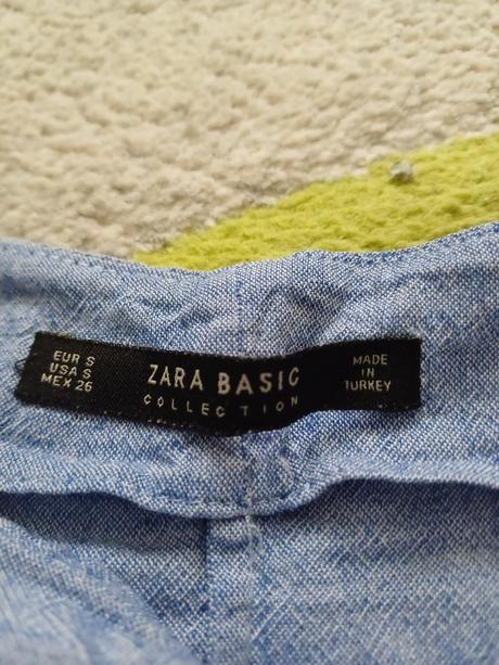 Modrá košielka, zara,s