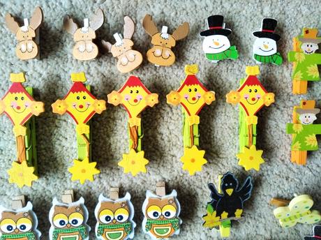 Rôzne malé štipčeky,