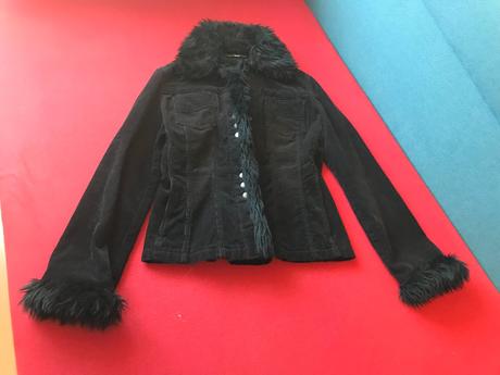 Kabatik menčestrovy s umelou kozusinou,v.s,zn.mng, mango,s