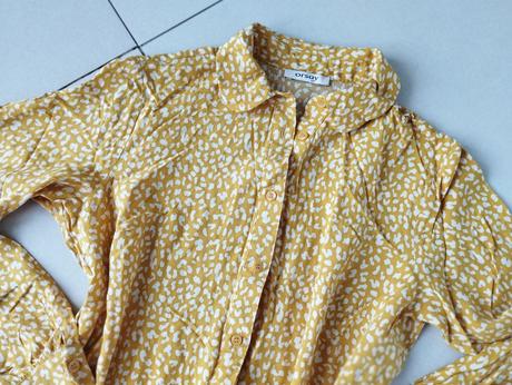 Horčicová dámska blúzka, orsay,36