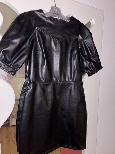 Koženkove šaty h&m 36, h&m,36