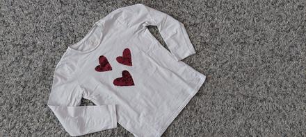 Srdiečkové tričko happy kids 134/140, kids,134