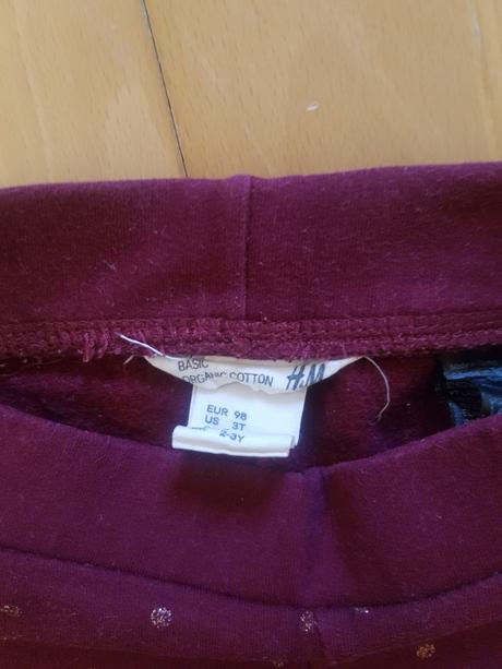 Oteplené legíny, h&m,98