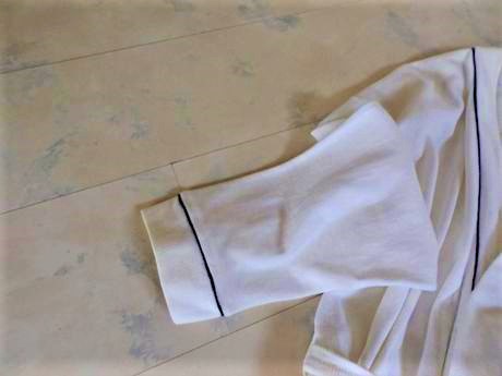 Plážový bavlnený 3/4 župan, xl