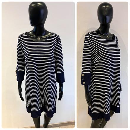 Dámske pásikavé šaty, xl