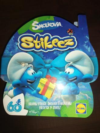 Stikeez šmolkovia kompletný album,