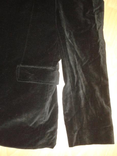 Cierne zamatove sako, m