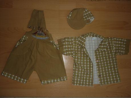 Súprava pre malého námorníka s krásnou výšivkou, 68–80