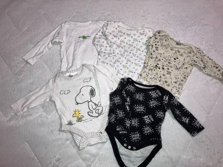 5x body s dlhým rukávom, 62