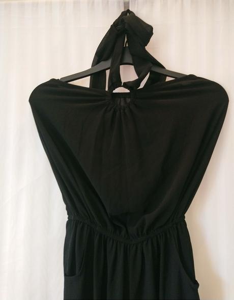 Dámsky čierny tenký overal, magnifigue, m