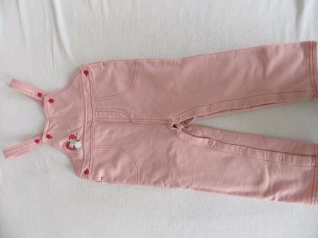 Ružové nohavice na traky, lupilu,86
