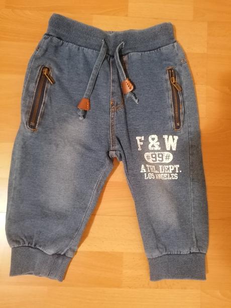 Kratasky tenké riflove 122, denim,122