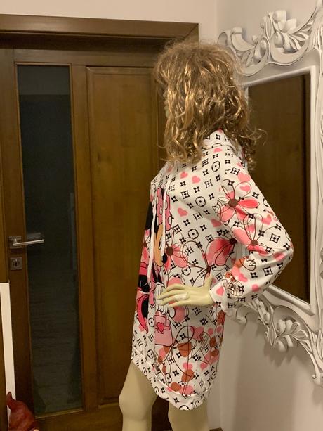 Predlzena mikinka minnie, l