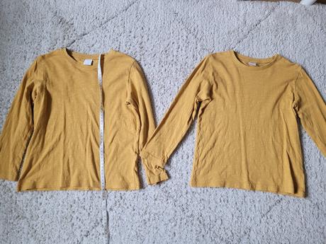 Tričko s dlhým rukávom lindex dvojicky, lindex,128