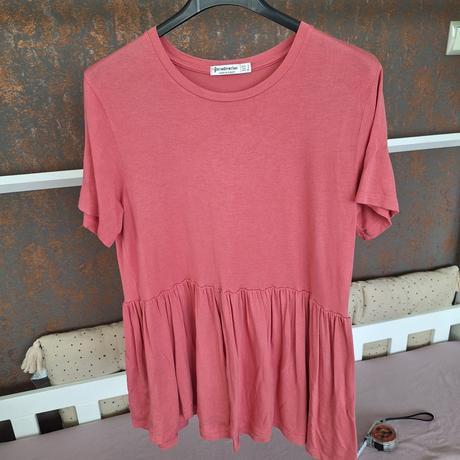 Viskozove tričko, stradivarius,s