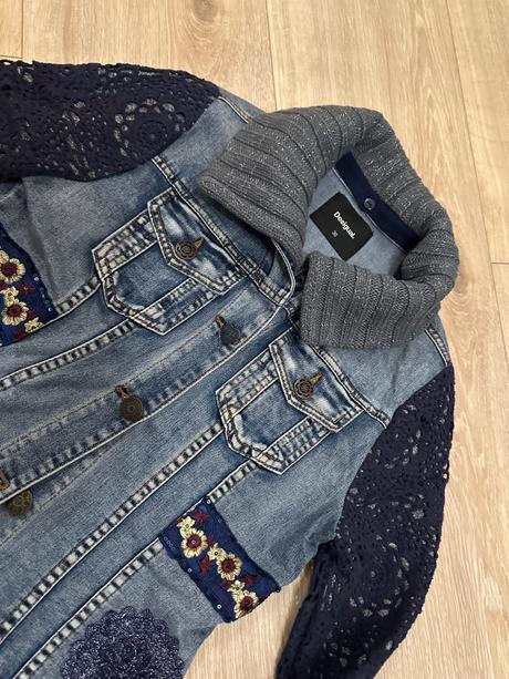 Riflová bunda desigual, desigual,s