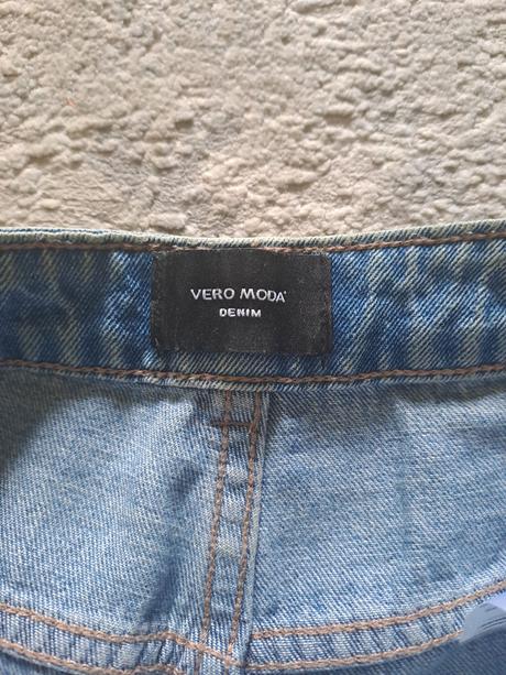 Riflové šortky vero moda, vero moda,s