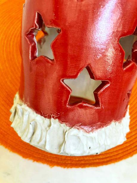 Keramická mikulášska čiapka,