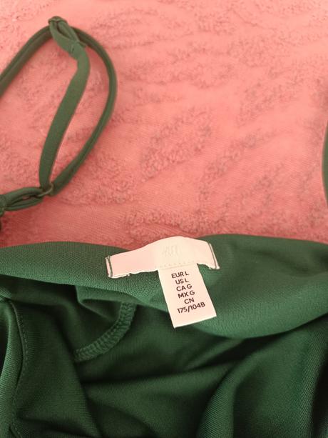 Tmavozelené šaty na ramienka, h&m,l