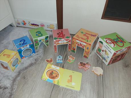 Tvary, farby, čísla, knižka a stavebne tvary farma, 