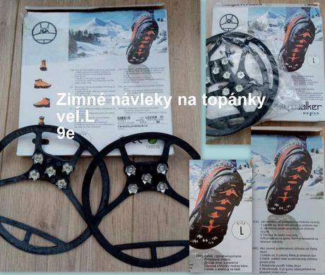 Zimné návleky na topánky proti šmyku, veľ.l, 