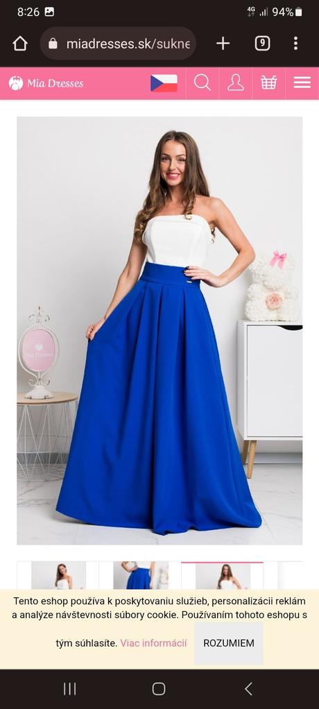 Spoločenská dlhá sukňa, xs